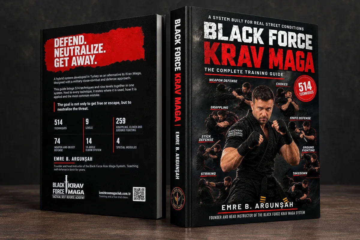 Black Force Krav Maga: The Complete Training Guide, front and back cover